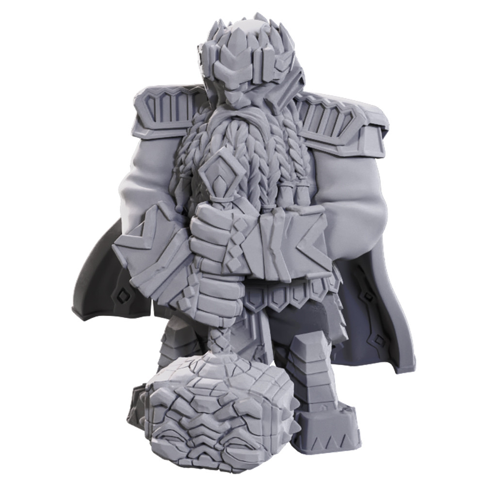 Pathfinder Battles Deep Cuts: W23 Male Dwarf Champion (High Level)