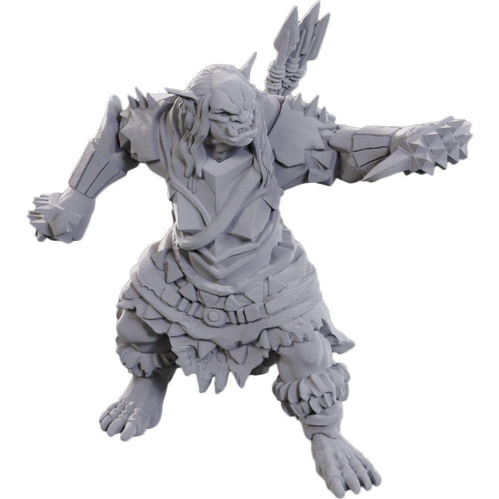 Pathfinder Battles Deep Cuts Unpainted Minis: W24 Orc Brute