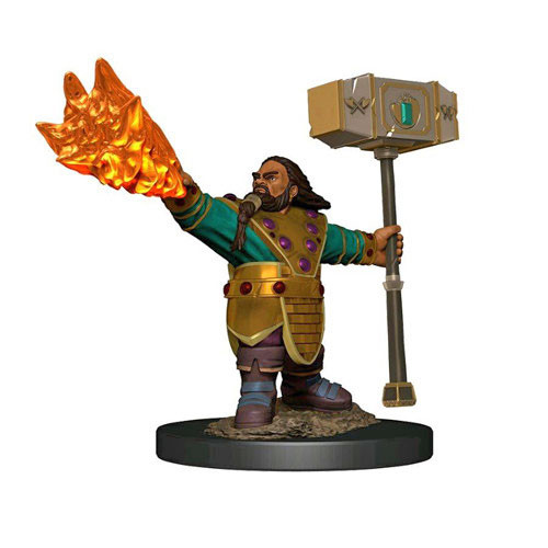 D&D Premium Painted Figure: W6 Male Dwarf Cleric
