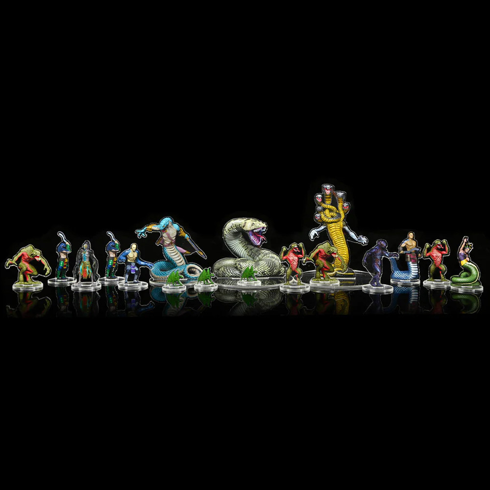 D&D Acrylic 2D Minis: Snake Den