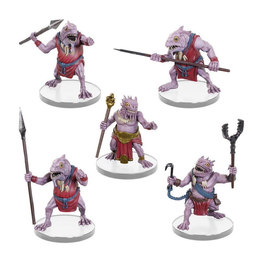 D&D Icons of the Realms: Kuo-Toa Warband | Tabletop Miniatures ...