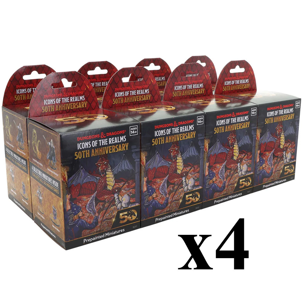 D&D Icons of the Realms: 50th Anniversary Set - Booster Case (32)