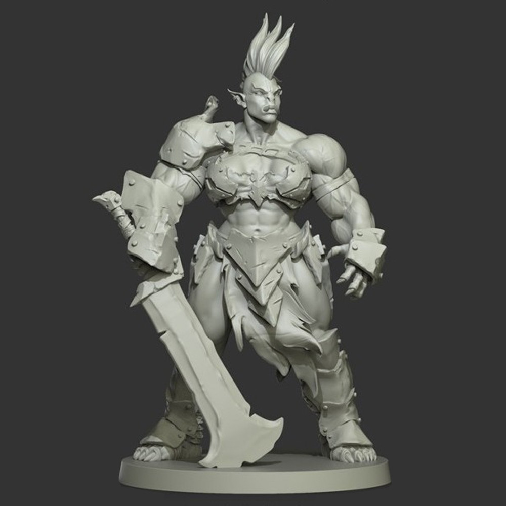 Armies & Heroes: Orc Female Boss (30mm Scale)