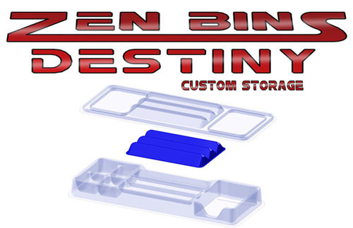Zen Bins: Destiny Base/Lid/Blinder (Clear)