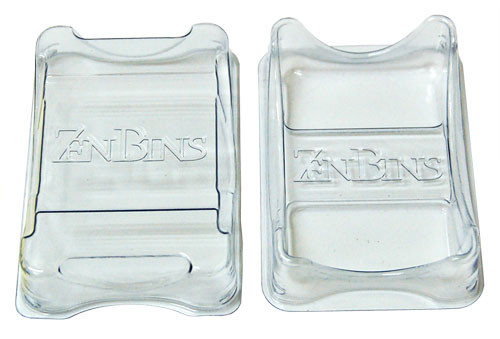 Zen Bins: Quick Draw Card Holder - Mini American (Clear)