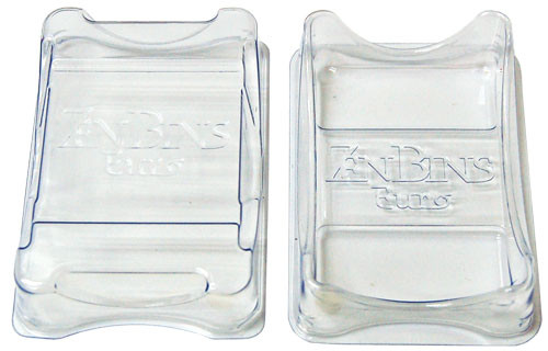 Zen Bins: Quick Draw Card Holder - Mini Euro (Clear)