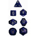 Chessex Dice Set: Speckled Golden Cobalt (7)