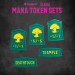 MtG Green Mana Token Set