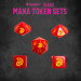 MtG Red Mana Token Set