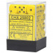 Chessex 12mm d6 Set: Opaque - Yellow w/Black (36)