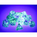 Chessex 12mm Dice Block: Nebula Luminary - Oceanic w/Gold (36)