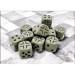 WW2 16mm d6 Set: German - Opaque Dark Grey w/ Black (12)