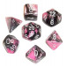 Chessex Dice Set: Gemini Black-Pink w/White (7)