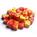 Chessex 12mm d6 Set: Gemini Red-Yellow w/Silver (36)