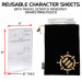 ENHANCE: Acrylic Character Sheet Set