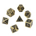 Grim Hollow: Metallic Dice (7) (D&D 5E Compatible)