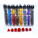 Hymgho Premium Dice Set: 10mm Mini Solid Metal - Red (7)