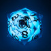 Hymgho Premium d20: 55mm LED Resin - Always Watching Blue Eyes