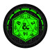 D&D Augmented Reality Pin: d20 (Glow in the Dark)