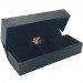 R4I Faux Leather Dice Box w/ Tray: Gold Foil Barbarian Logo