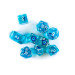 Dragon Eye Dice: Legendary Round Cut - Blue (9)