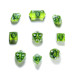 Dragon Eye Dice: Legendary Round Cut - Green (9)