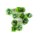 Dragon Eye Dice: Legendary Round Cut - Green (9)