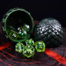 Dragon Eye Dice: Legendary Round Cut - Green (9)