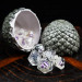 Dragon Eye Dice: Legendary Round Cut - White (9)