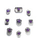 Dragon Eye Dice: Legendary Round Cut - Black (9)