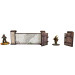 Bolt Action: Pre-painted WWII Normandy High Stone Wall with Gate