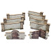 Bolt Action: Pre-painted WWII Normandy High Stone Wall with Gate