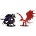 Pathfinder Battles: City of Lost Omens - Adult Red & Black Dragons