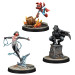 Marvel Crisis Protocol: Silk, Spider-Man Noir, Spider-Ham
