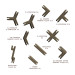 Battle Systems Terrain Clips: Brown (96)