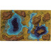 BattleTech: BattleMat - Savannahs Large Lakes/Box Canyon