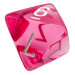 Chessex Dice Set: Translucent: Polyhedral Pink/White (7)