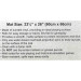 Reversible Battlemat: 1-inch Square - Black/Grey (23.5" x 26")