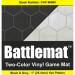 Reversible Battlemat: 1-inch Hex - Black/Grey (23.5" x 26")