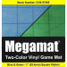 Reversible Megamat: 1-inch Square - Blue/Green (34.5" x 48")