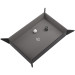 Magnetic Dice Tray: Rectangular Black/Gray