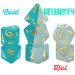 Mighty Tiny 12mm Dice: Chromomancy - Metamorph (7)