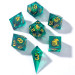 Sharp-Edge Polyhedral Dice Set: Always Watching - Beholder's Gaze (7)