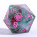 Sharp-Edge Polyhedral Dice: Captured Magic - Interstellar Vortex (7)