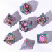 Sharp-Edge Polyhedral Dice: Captured Magic - Interstellar Vortex (7)