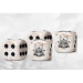 Conquest Marbled Dice: Yoroni Icon on Parchment (24)