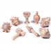Cleric Polyhedral Set: Radiant Rose (8)