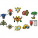 MtG AR Pins: Dan Frazier Signets Combo (Enemy & Allied Sets)