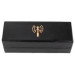 R4I Faux Leather Dice Box w/ Tray: Gold Foil Barbarian Logo