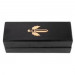 R4I Faux Leather Dice Box w/ Tray: Gold Foil Paladin Logo